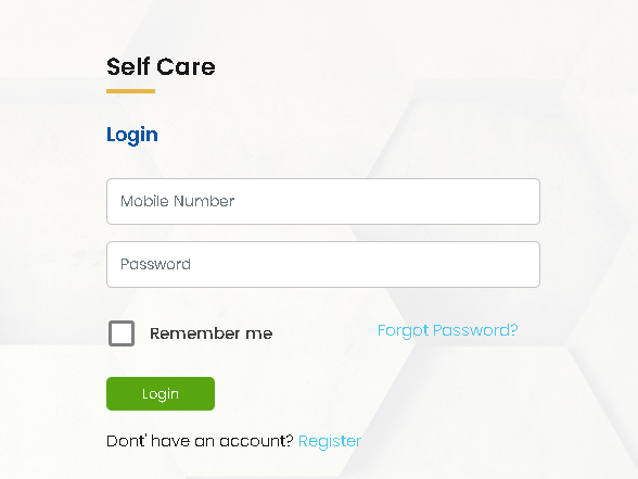 NT Web Self Care login