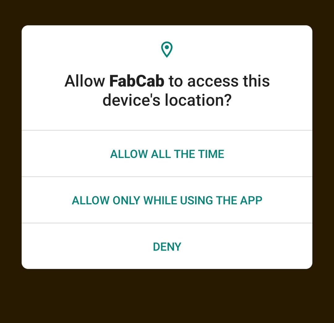 Fab Cab location