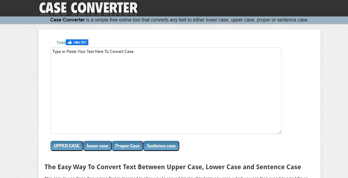 Free Online Case Converter