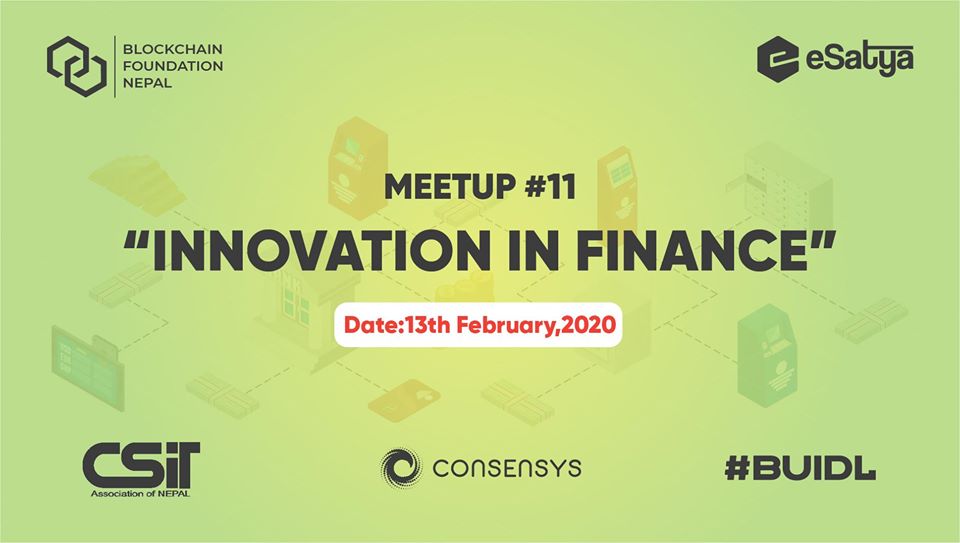  Blockchain Meetup Vol#11 – Innovation in Finance