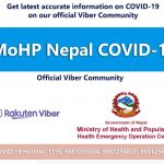 "COVID-19" Viber community by Government to disseminate verified information