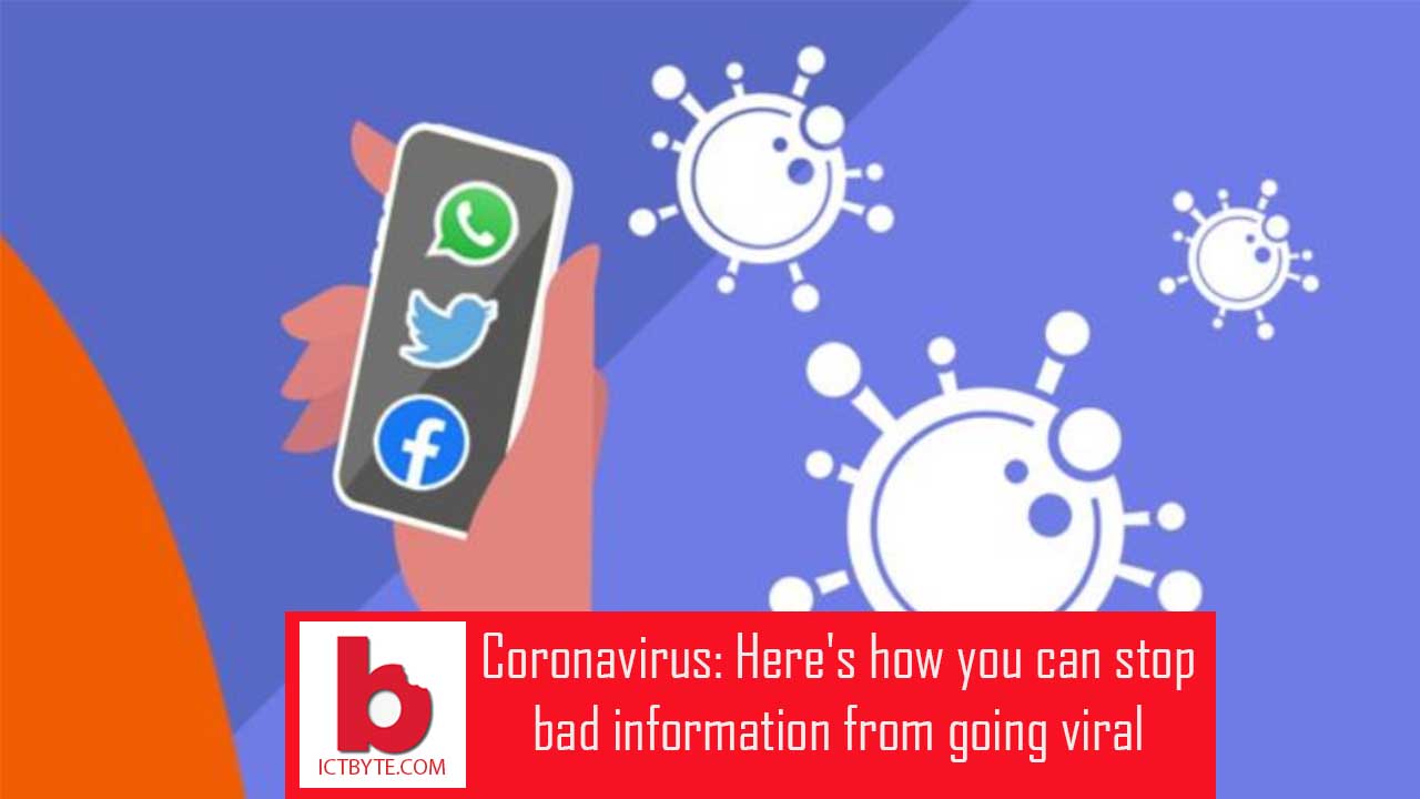 Coronavirus: Know how you can stop bad information from going viral