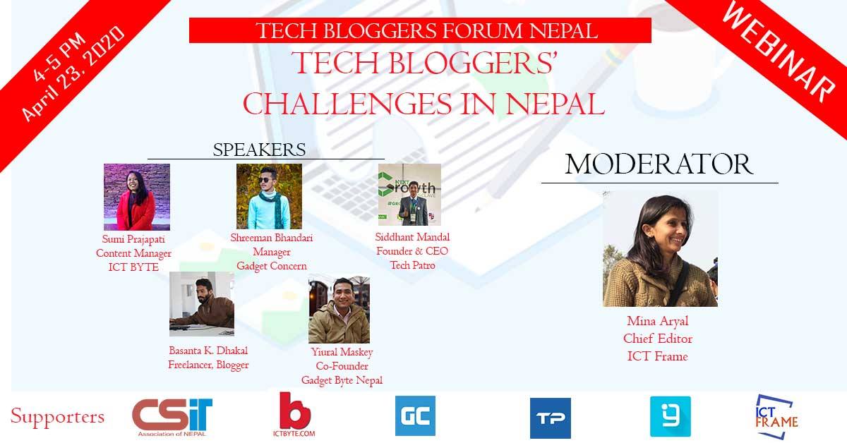Tech bloggers in Nepal. What are their opportunities and challenges?