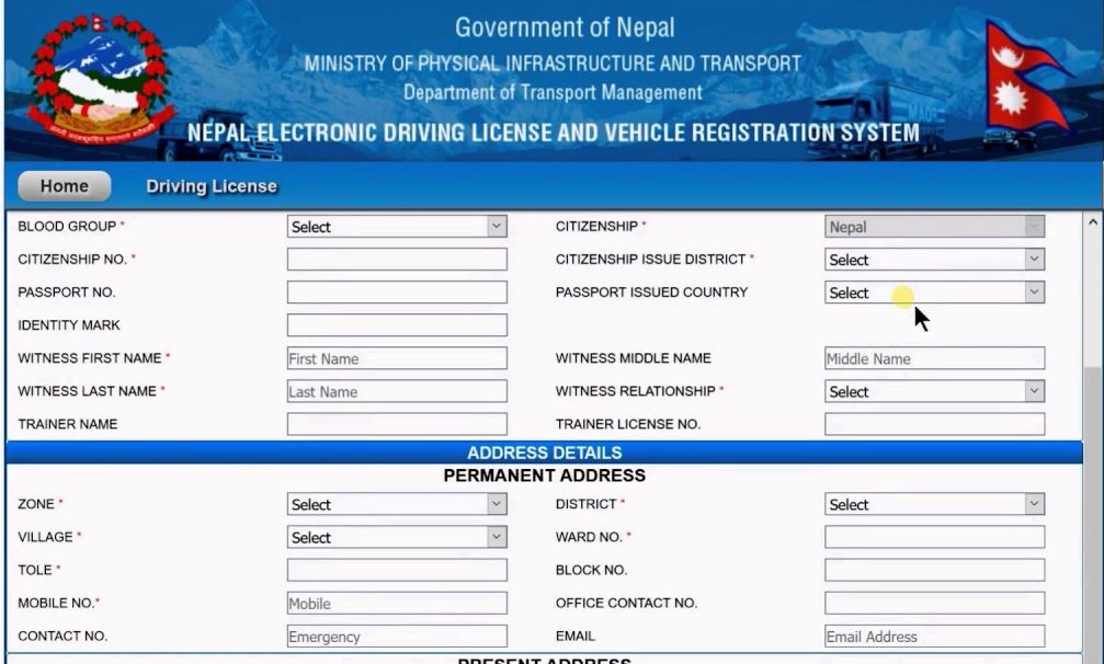 Driving License and Bill Book Lost in Nepal ? Apply online for recommendation easily