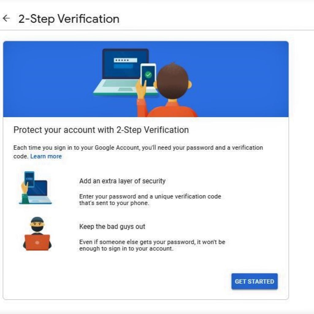 ways to secure your Google Account