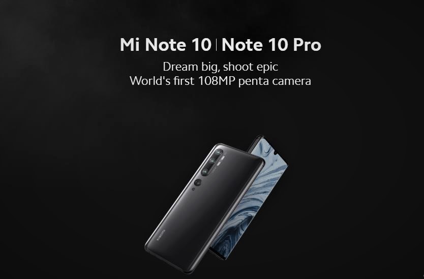 Xiaomi MI Note 10 PRO