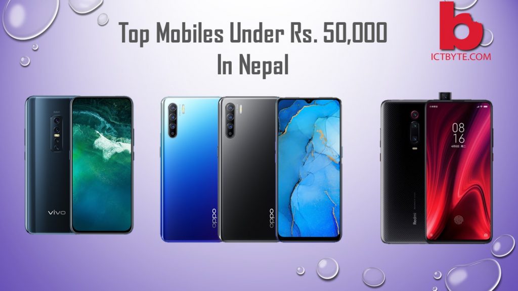Top mobiles under Rs 50,000 in Nepal
