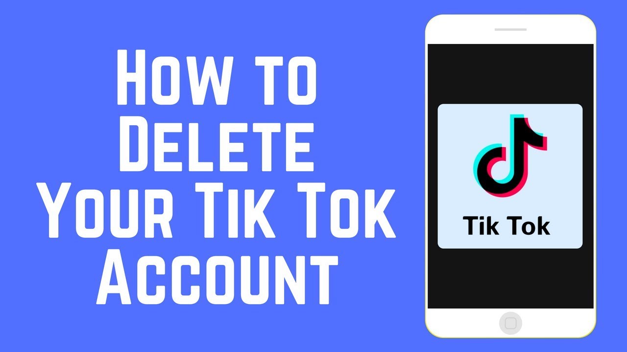 How to permanently delete the TikTok account?