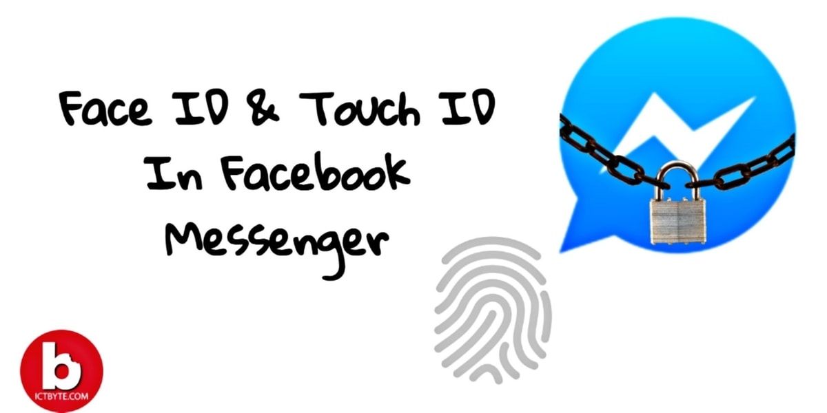 Face ID and Touch ID in Facebook messenger