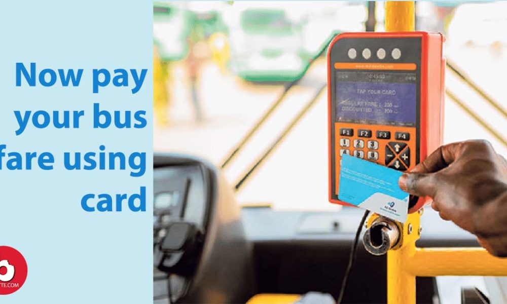 pay bus fare using card