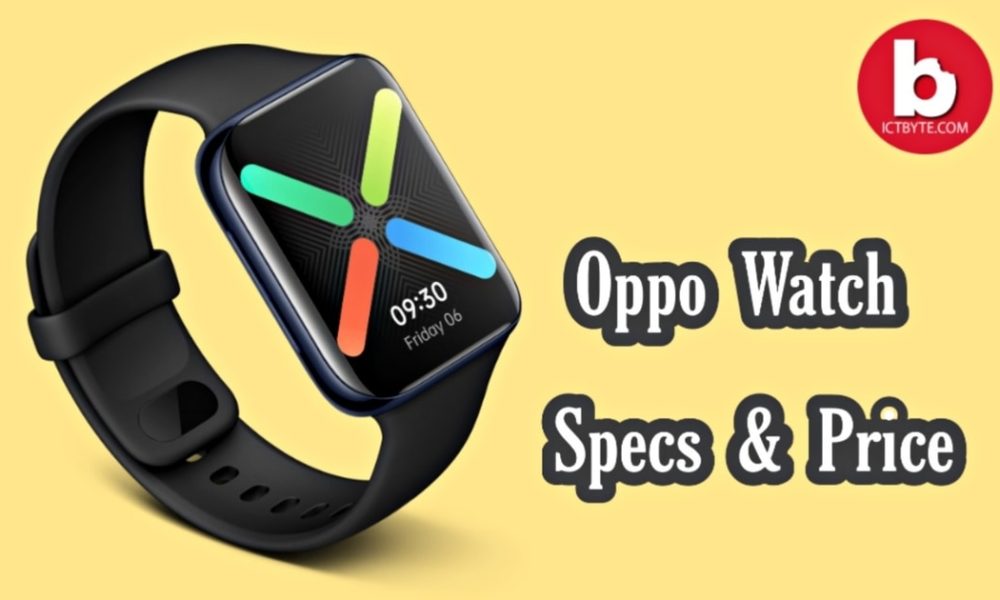 Oppo watch specs and price