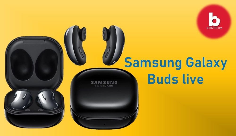 Samsung Galaxy Buds live with a unique shape and Active Noise Cancellation
