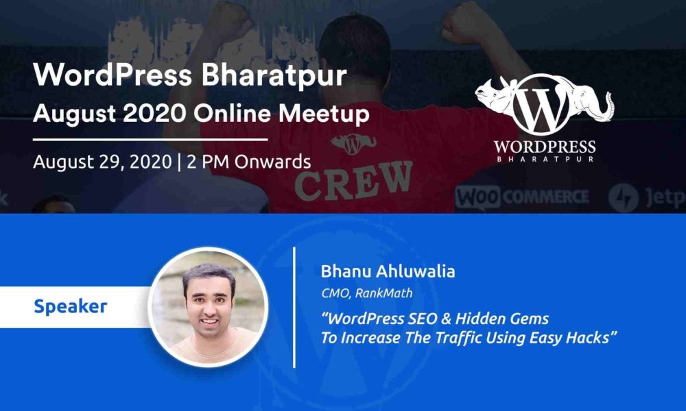  WordPress Bharatpur August 2020 Online Meetup