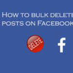 bulk delete posts on Facebook