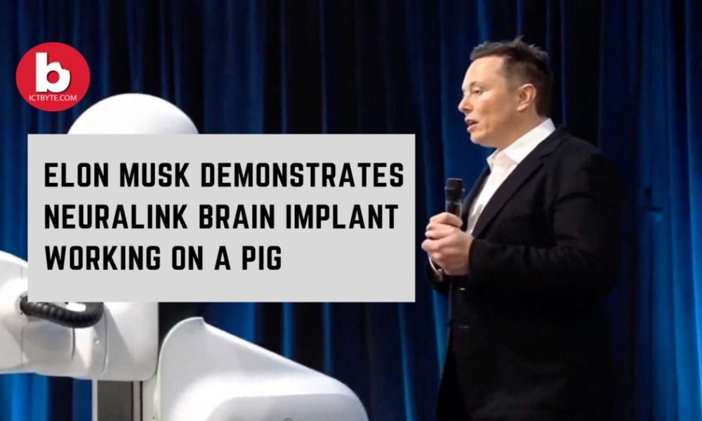 neuralink brain implant working in a pig