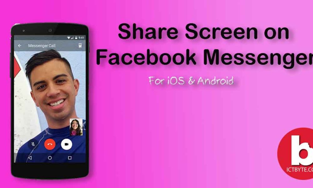 share screen on Facebook Messenger