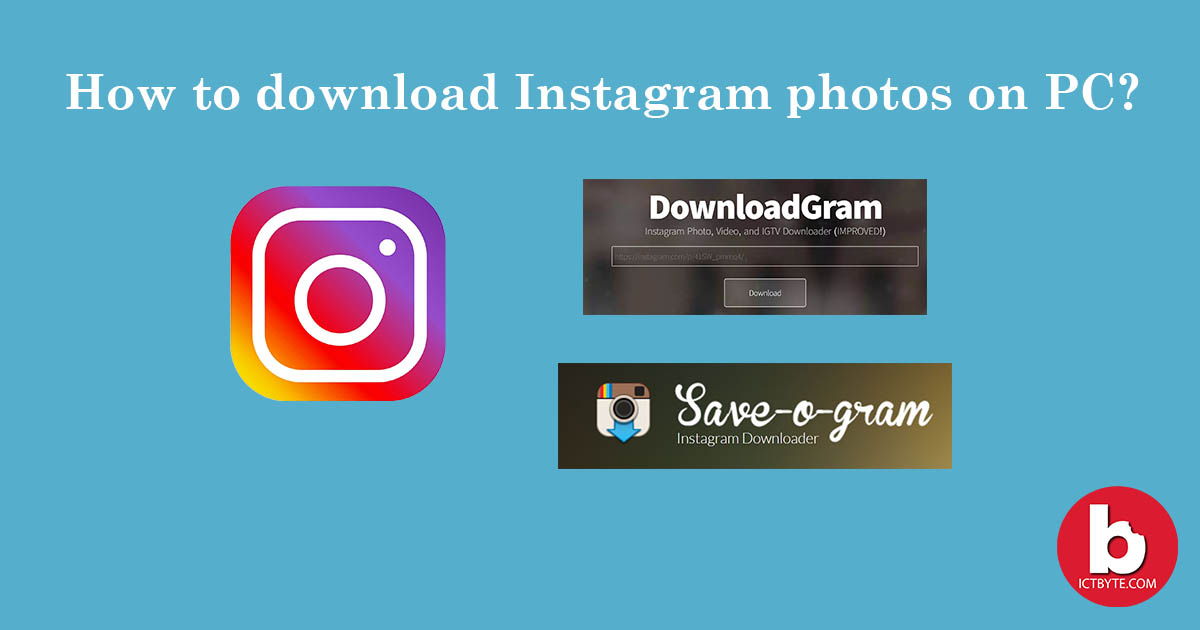 download Instagram photos on PC feature