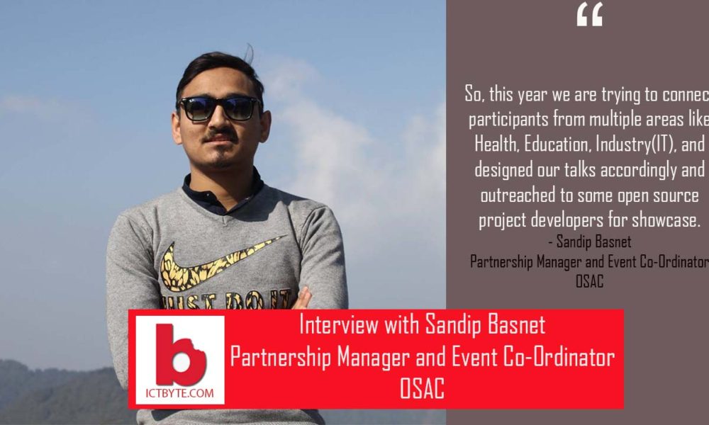 Interview with Sandip Basnet: Partnership Manager and Event Co-ordinator of SFD by OSAC