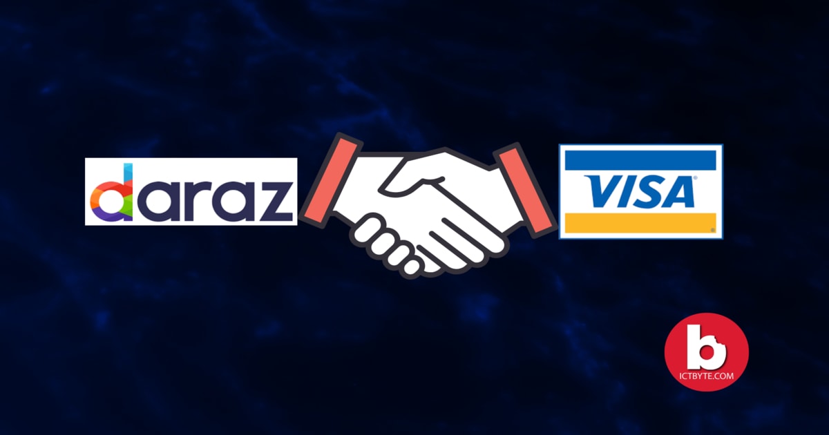 daraz and visa card