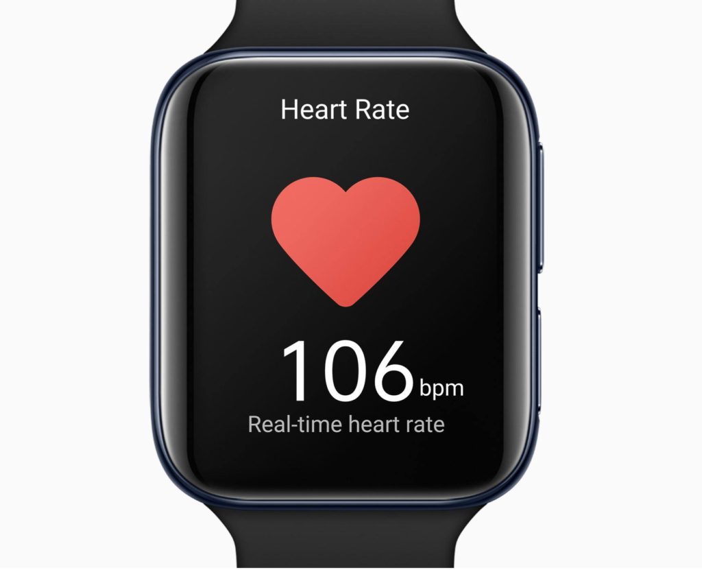 Oppo Watch Heart rate monitor
