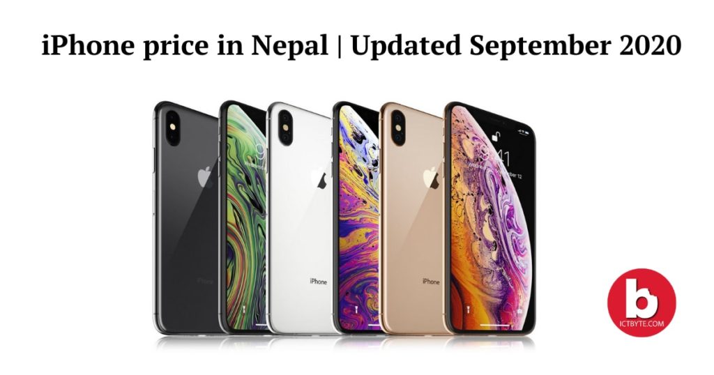 iPhone price in Nepal Updated September 2020