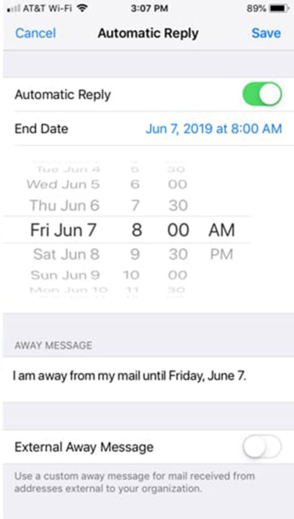 How to autoreply email on the iPhone? ICT BYTE