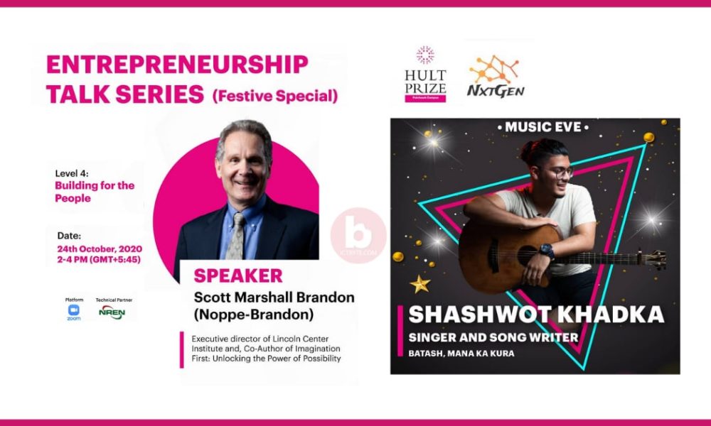 Entrepreneurship Talk Series -Building for the People | HULT PRIZE IOE