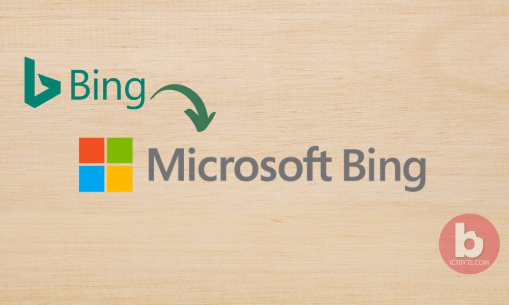  Bing is now Microsoft Bing (2020)