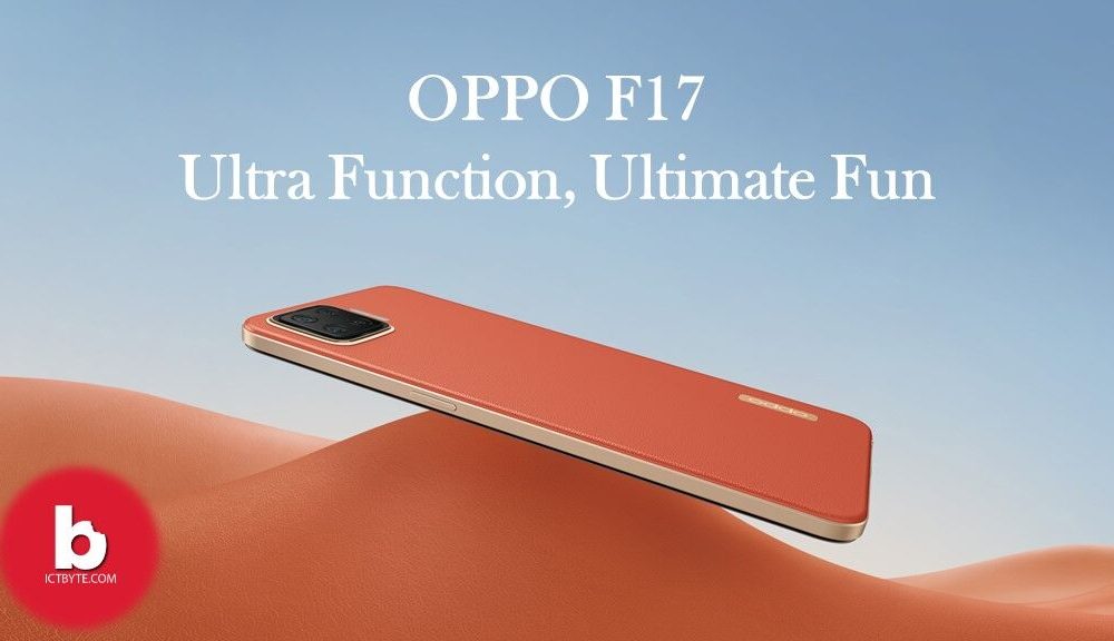  Oppo F17 with Luxurious back and 30 W fast charger, now available in Nepal.