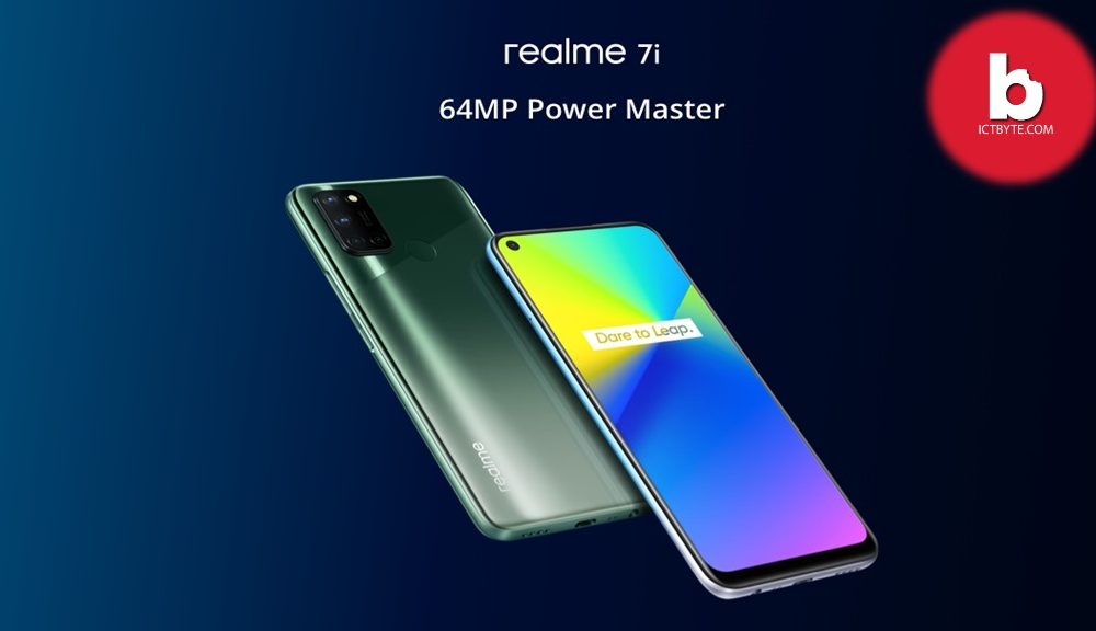 Realme 7i Launched with Massive 5000 mAh battery and 18 W fast charger