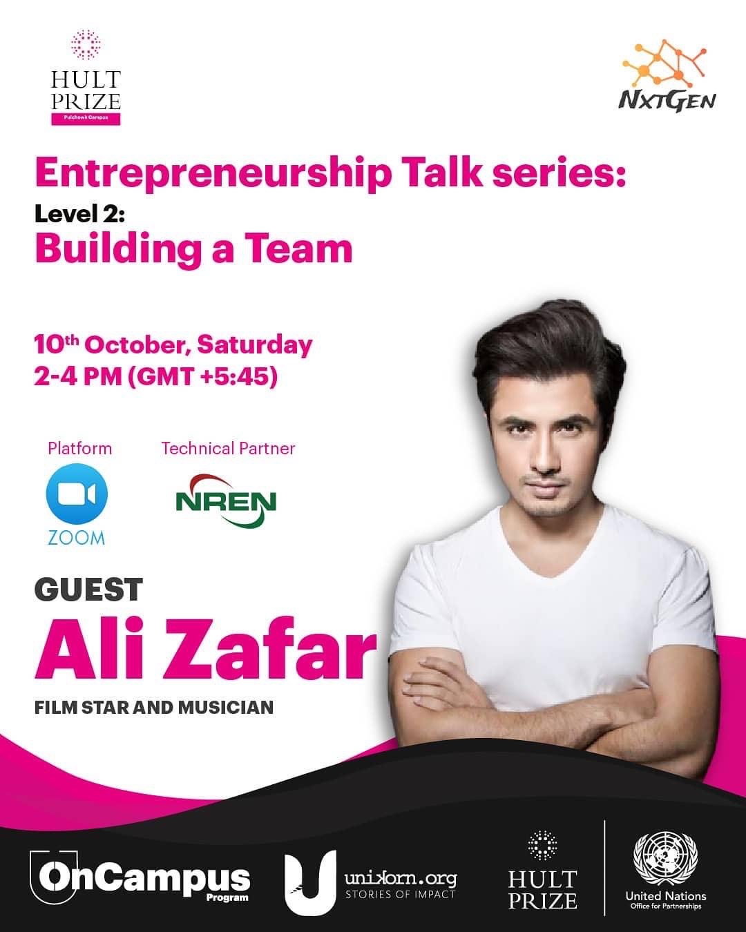 Entrepreneurship Talk Series with Ali Zafar