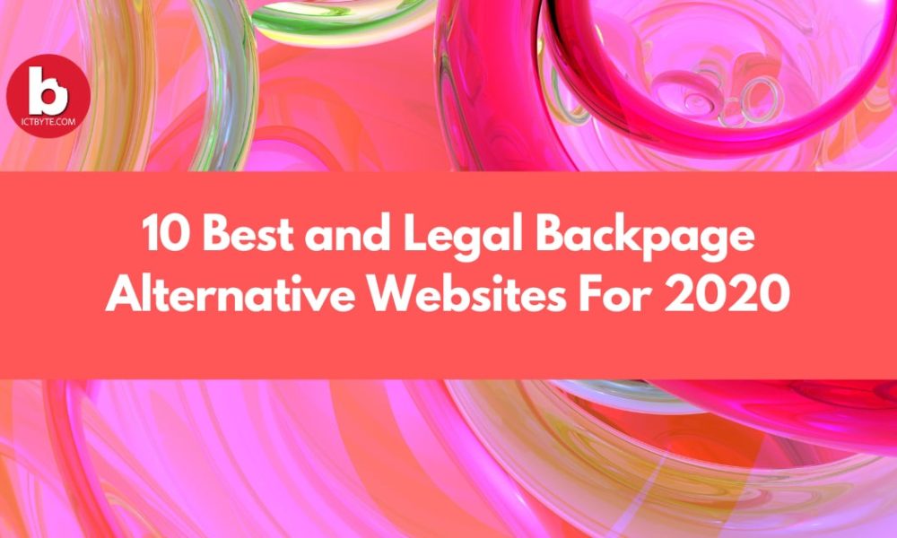 10 Best and Legal Backpage Alternative Websites For 2020