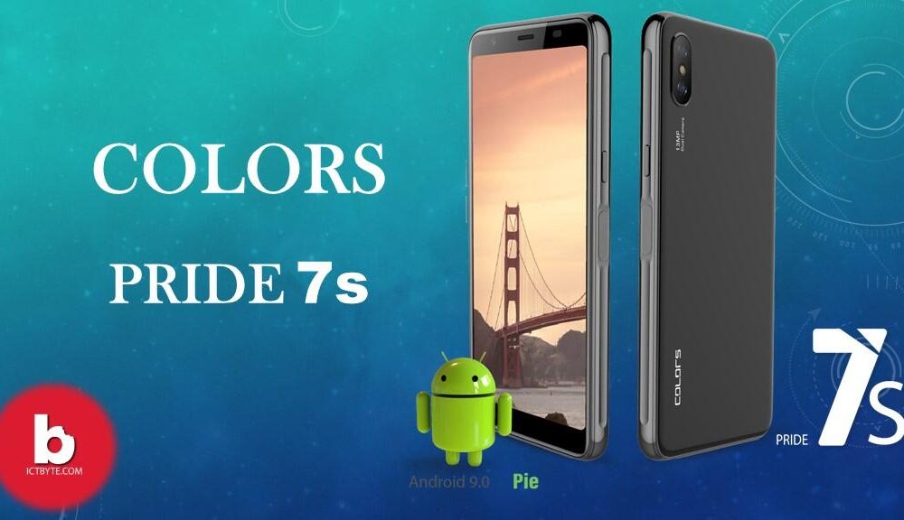  Colors Pride 7s With 13 MP camera and a 32 GB storage available in Nepal Under Rs. 10,000