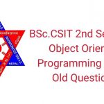 BSc.CSIT Second semester OOP Questions