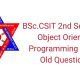 BSc.CSIT Second semester OOP Questions