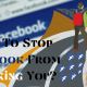 How To Stop Facebook From Tracking You