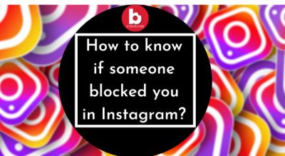 Know if someone blocked you on instagram