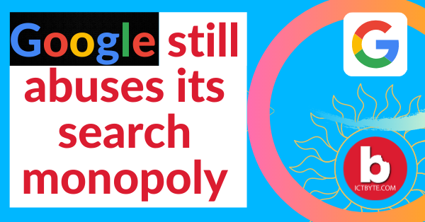 Google still abuses its search monopoly in the EU — regulators wake up!