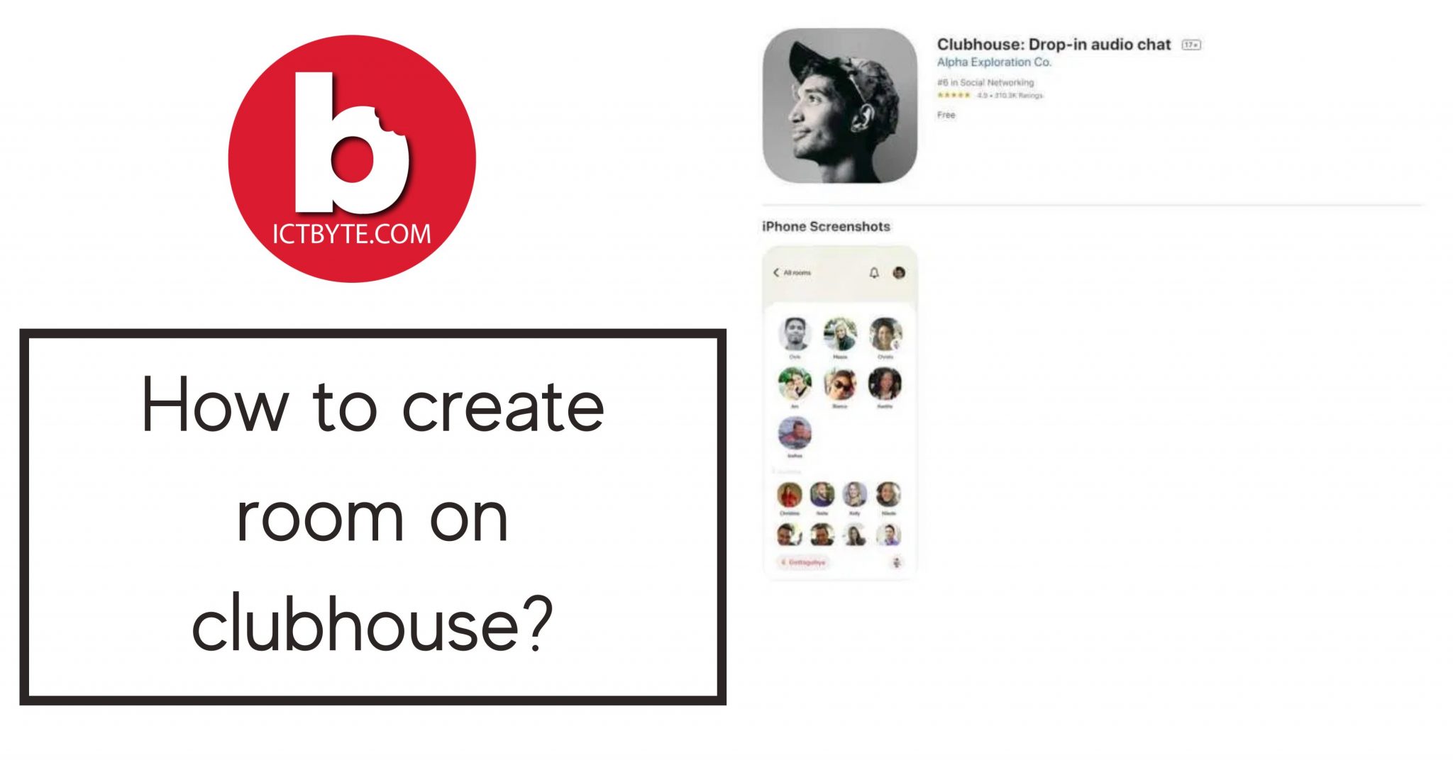 How to create room on clubhouse? ICT BYTE