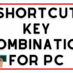 keyboard Shortcuts for your Computer