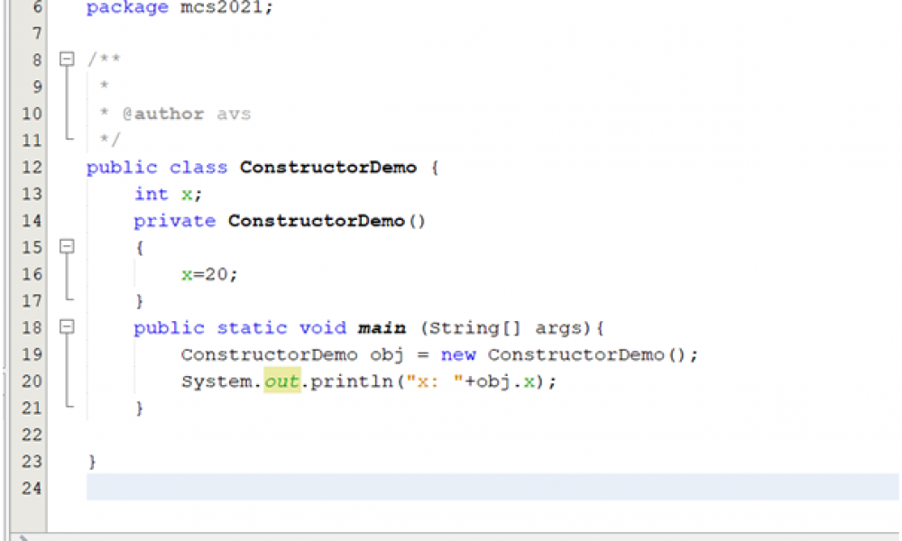 How Constructor in JAVA works? Learn with a simple example