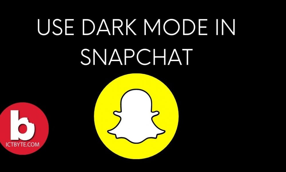 enable dark mode on snap chat