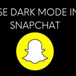 enable dark mode on snap chat