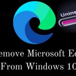 remove Microsoft Edge
