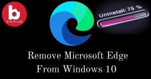 remove Microsoft Edge