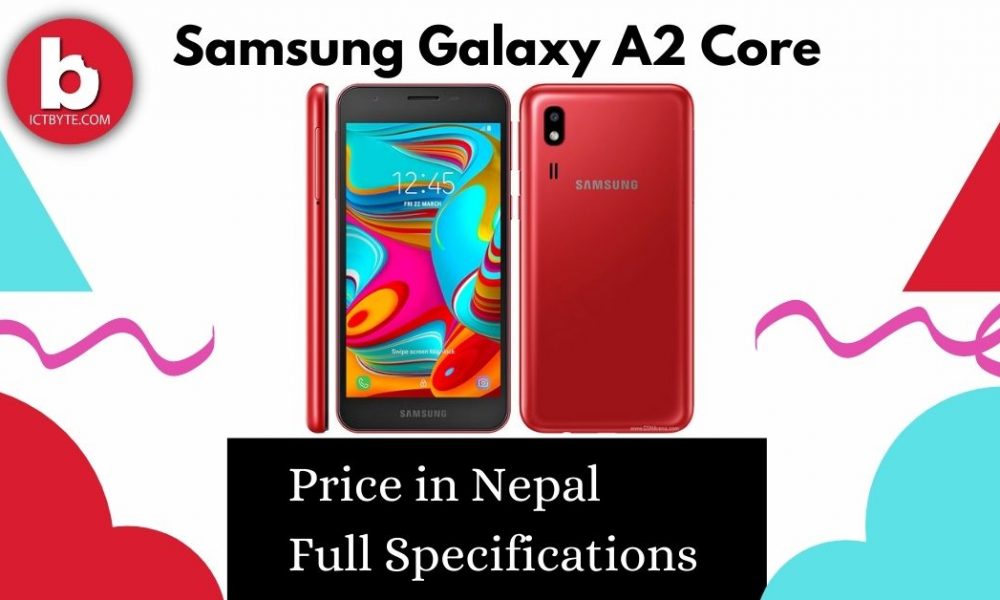  Samsung Galaxy A2 Core Price in Nepal with Full Specifications [2022]