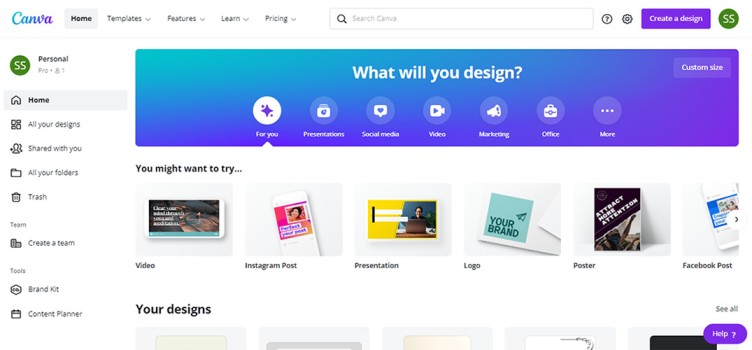 How to create the first design in Canva? Complete Guide for Beginners