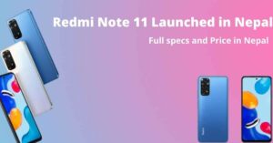 Redmi Note 11 launched in Nepal
