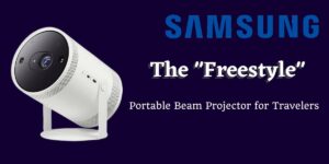 portbale projector by samsung