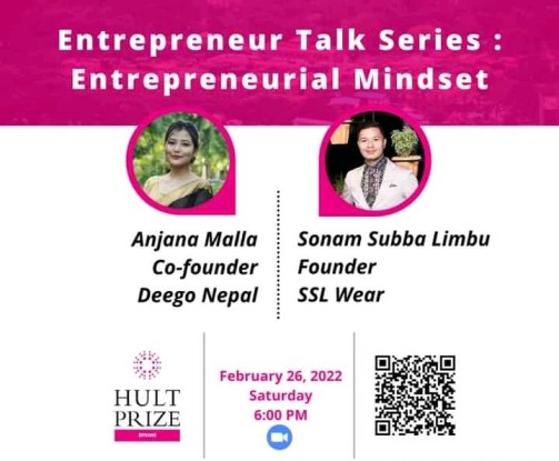 “Entrepreneurship Talk Series” – “Entrepreneurial Mindset” | Hult Prize at BPKIHS